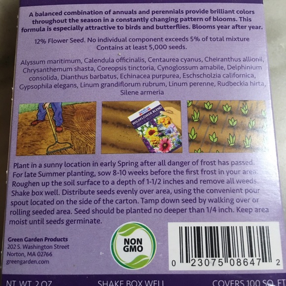 American Seed Other Nwt American Seed Wildflower Blend Bird